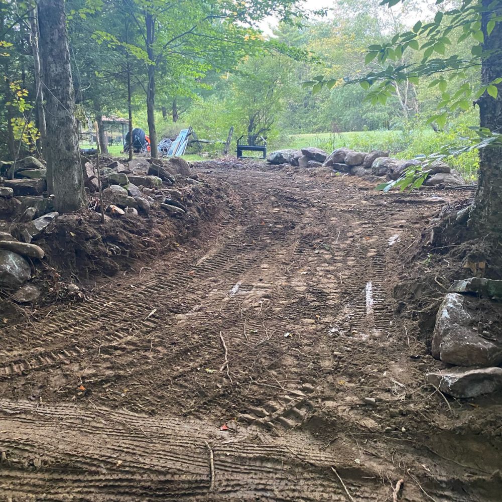 building a road